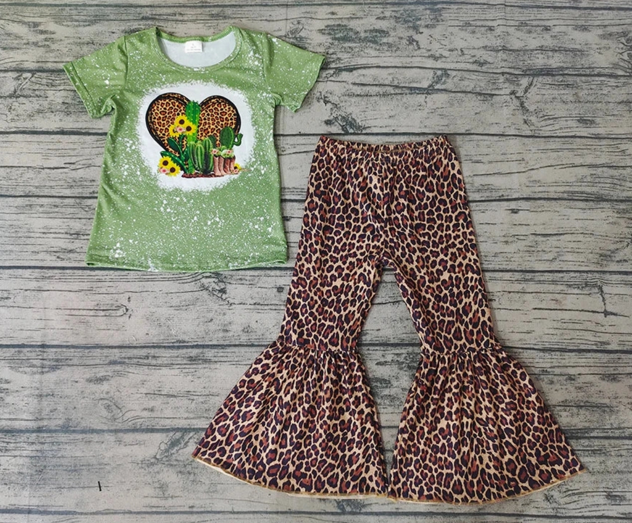 Leopard Flare 2 Piece Set