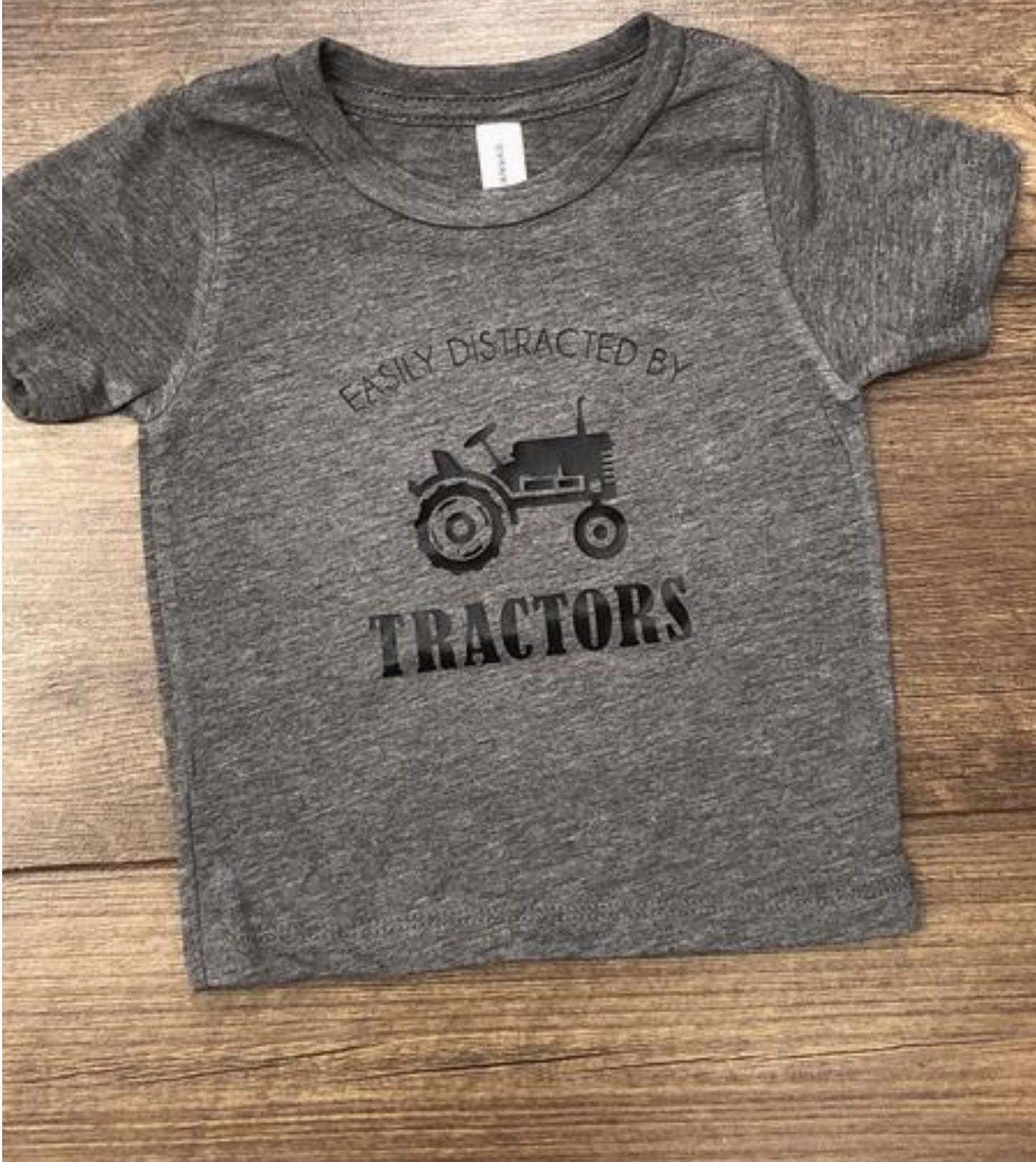 Easily Distracted by Tractors Tee