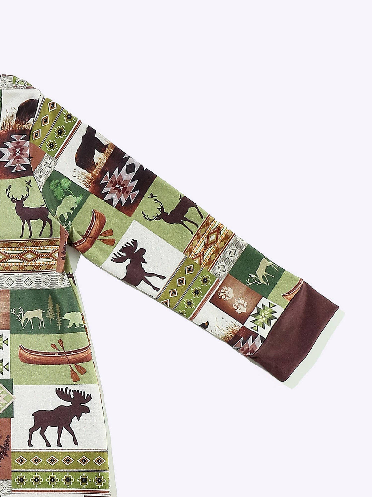 Moose Patch Boy Romper