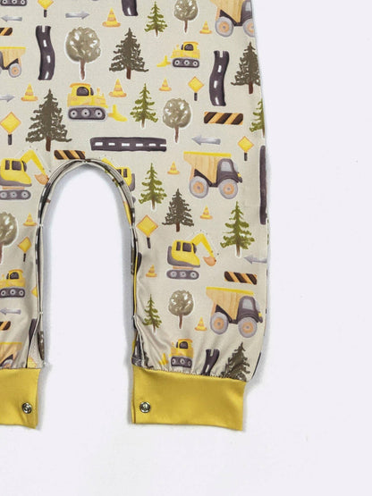 Road Work Boy Romper