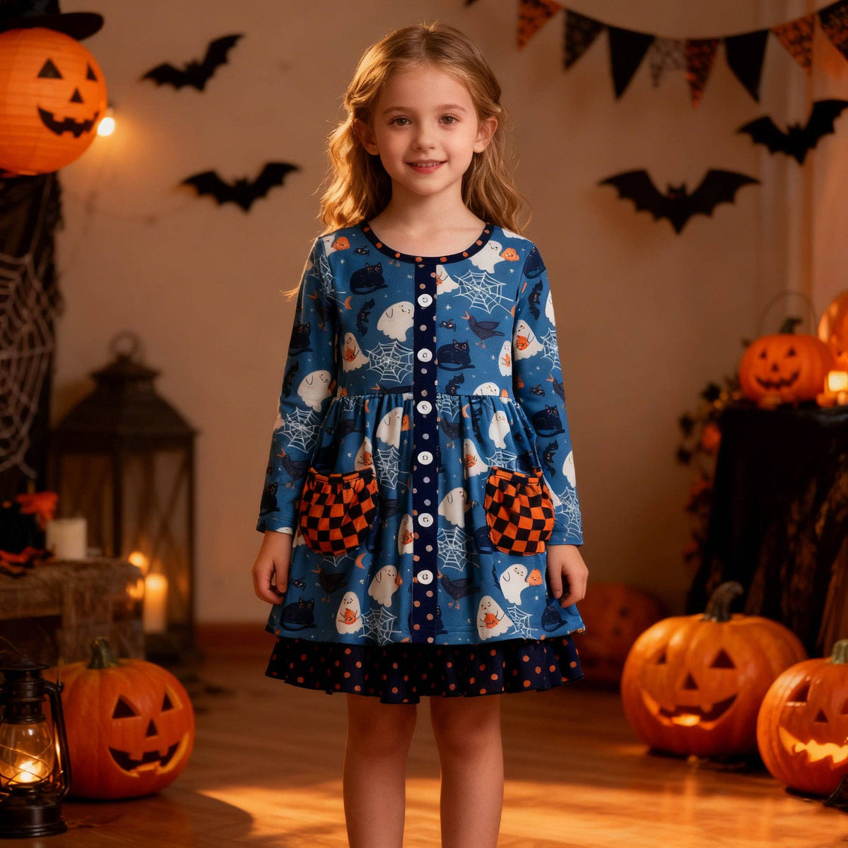 Blue Ghost 2-layer Dress