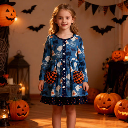 Blue Ghost 2-layer Dress