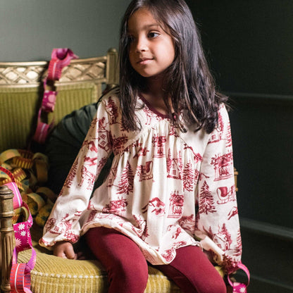 Vintage Christmas Tunic Set