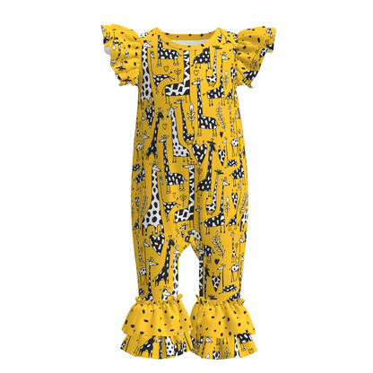 Wild About Giraffes Baby Romper