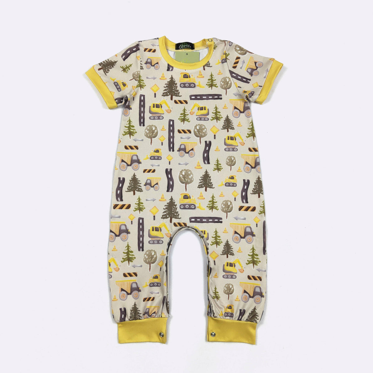 Road Work Boy Romper