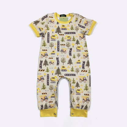 Road Work Boy Romper