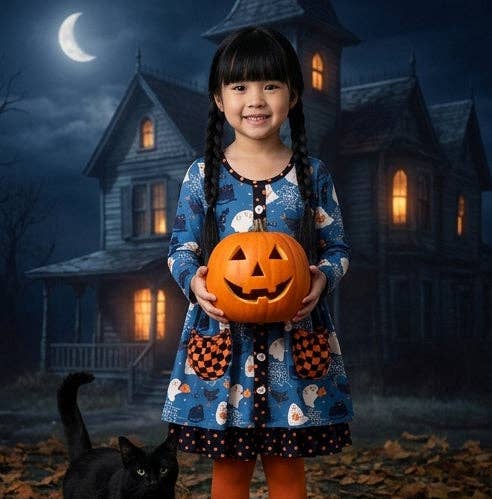 Blue Ghost 2-layer Dress