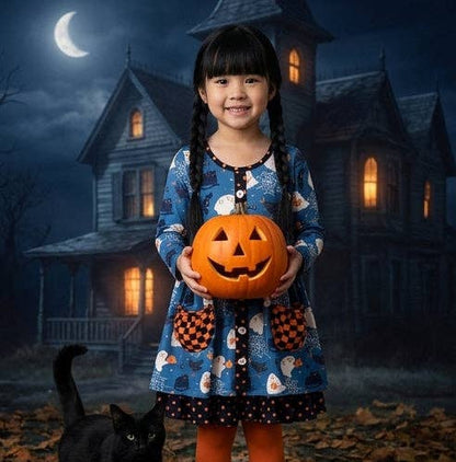 Blue Ghost 2-layer Dress