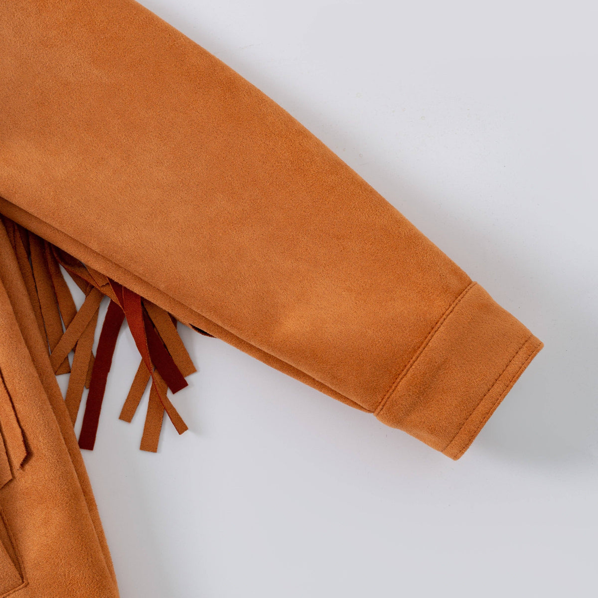 Rust Fringed Jacket