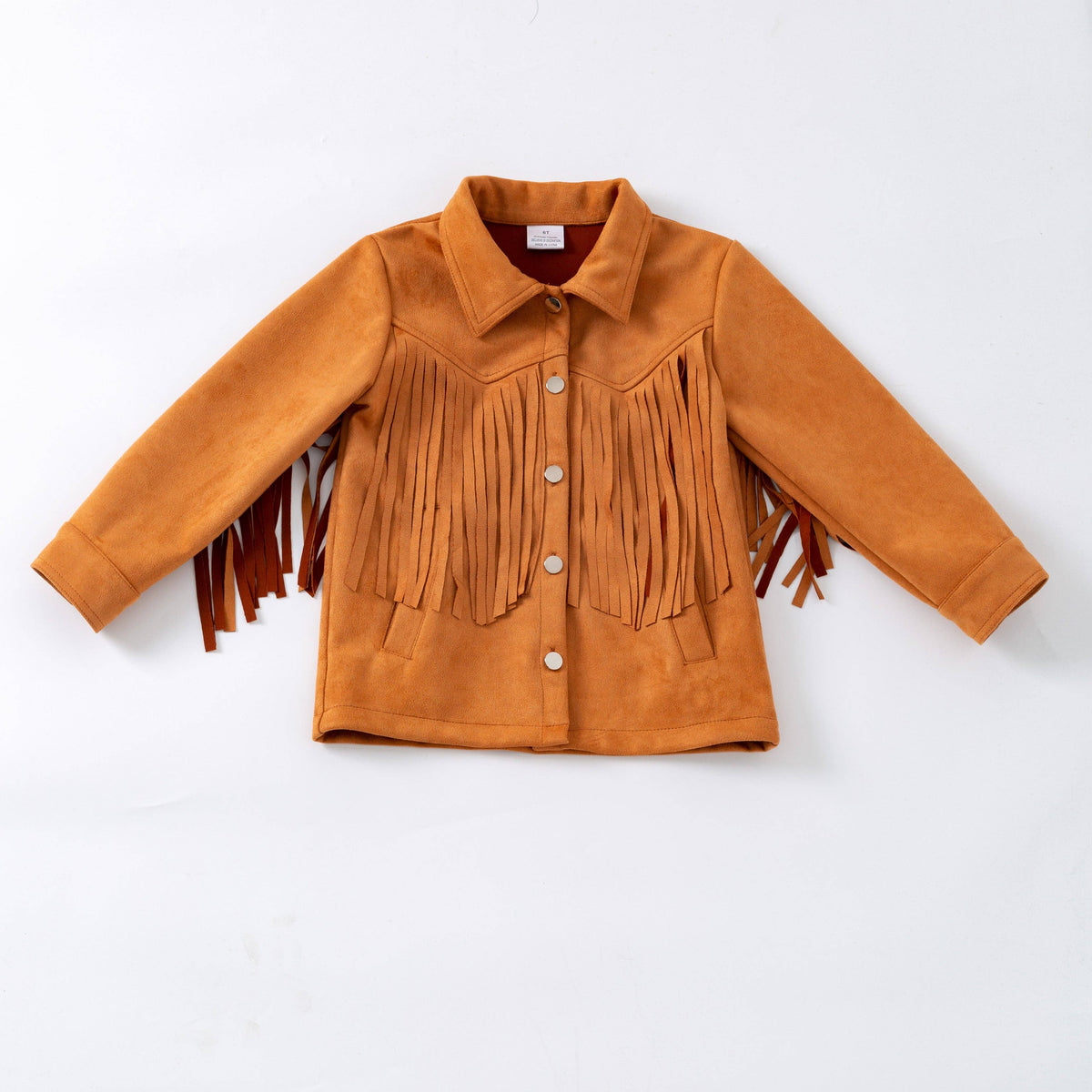 Rust Fringed Jacket