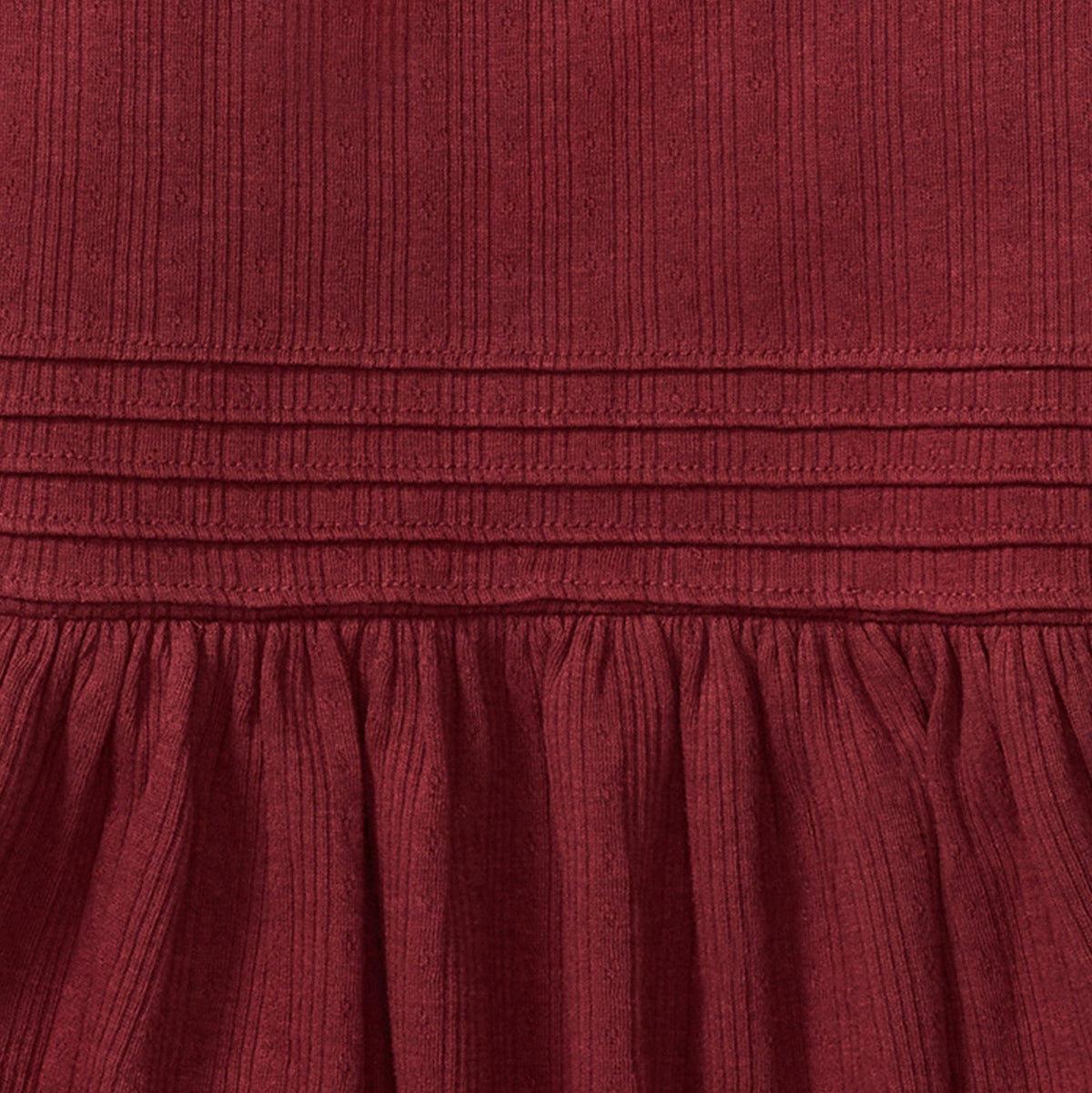 Ribbed Pointelle Dress