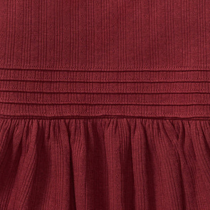 Ribbed Pointelle Dress