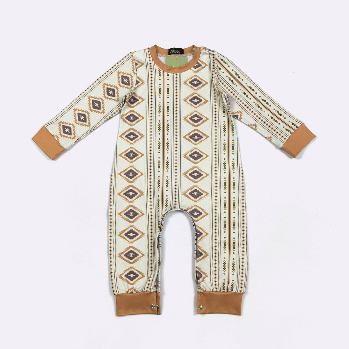 Coyote Aztec Boy Romper