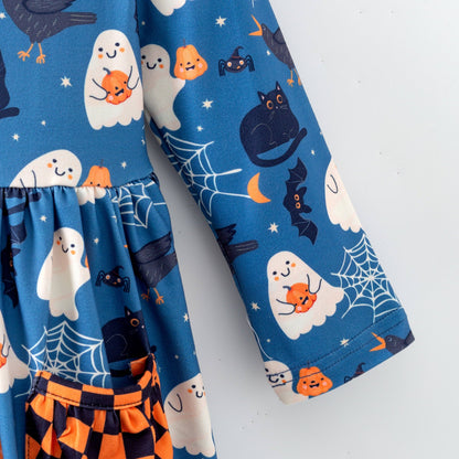 Blue Ghost 2-layer Dress