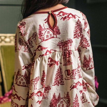Vintage Christmas Tunic Set
