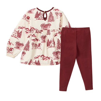 Vintage Christmas Tunic Set