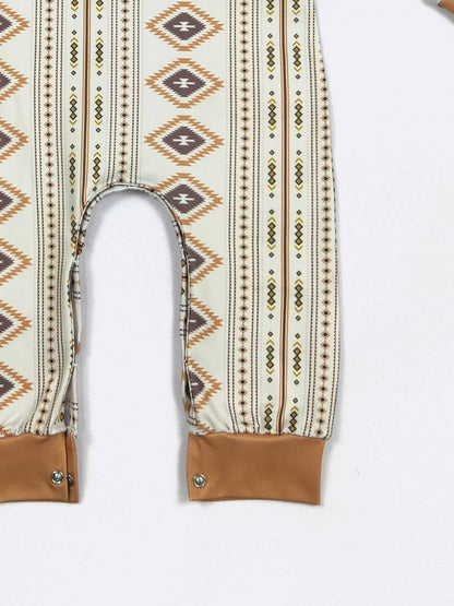 Coyote Aztec Boy Romper